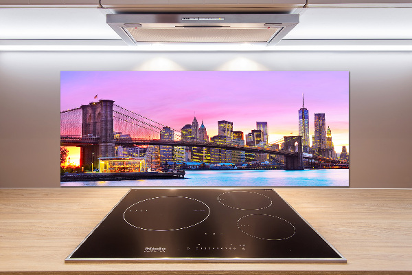 Glass splashback Manhattan New York