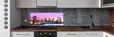 Glass splashback Manhattan New York