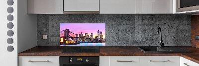 Glass splashback Manhattan New York