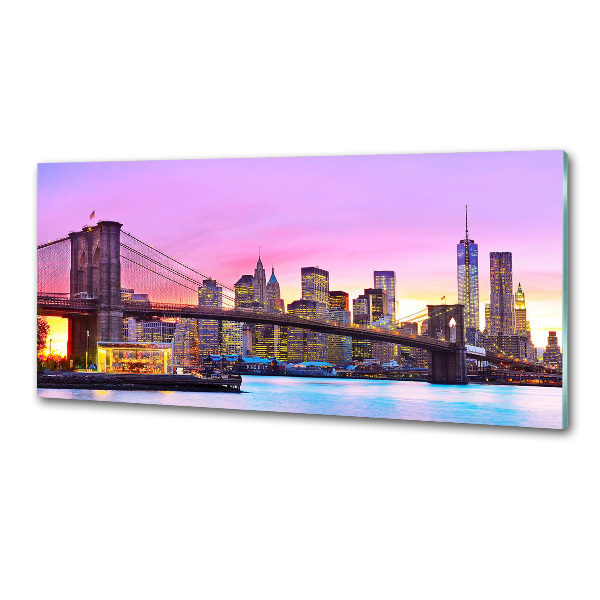 Glass splashback Manhattan New York