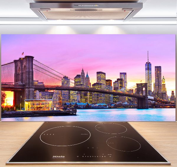 Glass splashback Manhattan New York