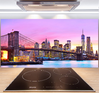 Glass splashback Manhattan New York