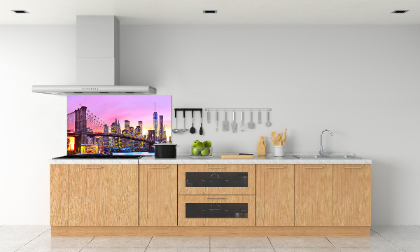 Glass splashback Manhattan New York