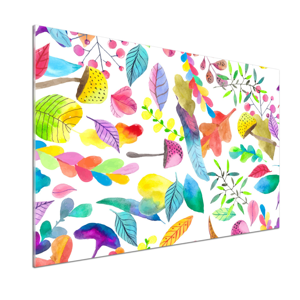 Cooker splashback Floral pattern