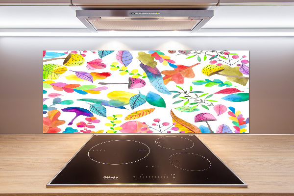 Cooker splashback Floral pattern