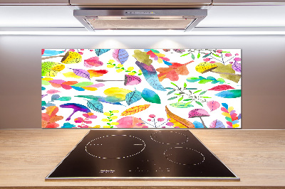 Cooker splashback Floral pattern