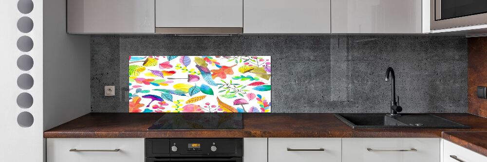 Cooker splashback Floral pattern