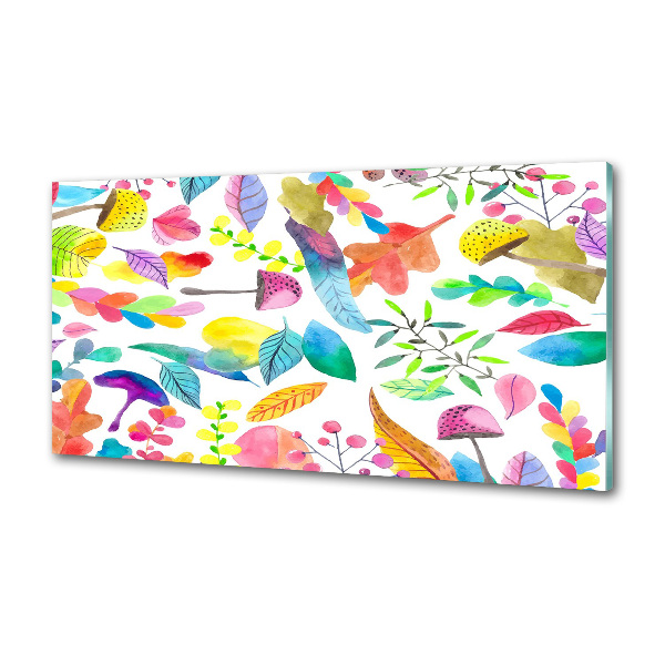 Cooker splashback Floral pattern