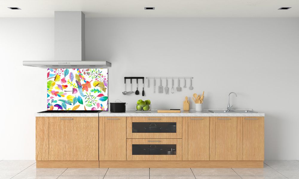 Cooker splashback Floral pattern