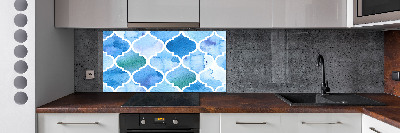 Cooker splashback Moroccan background