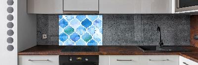 Cooker splashback Moroccan background