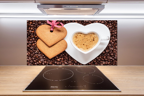 Cooker splashback Coffee and gingerbread