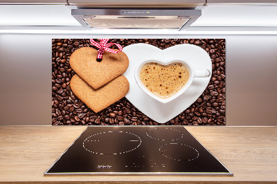 Cooker splashback Coffee and gingerbread