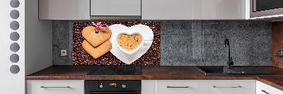 Cooker splashback Coffee and gingerbread