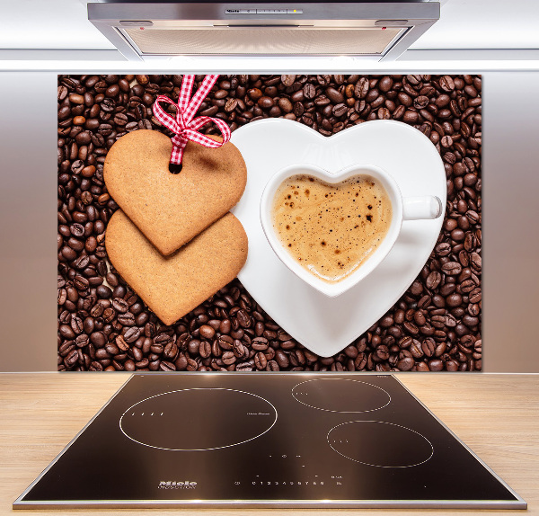 Cooker splashback Coffee and gingerbread