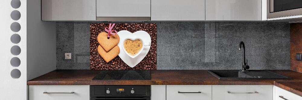 Cooker splashback Coffee and gingerbread