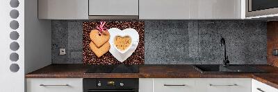 Cooker splashback Coffee and gingerbread