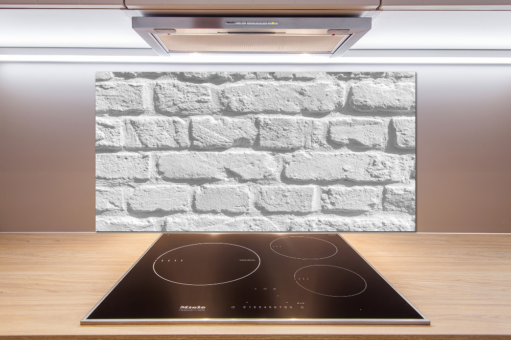 Cooker splashback Brick wall