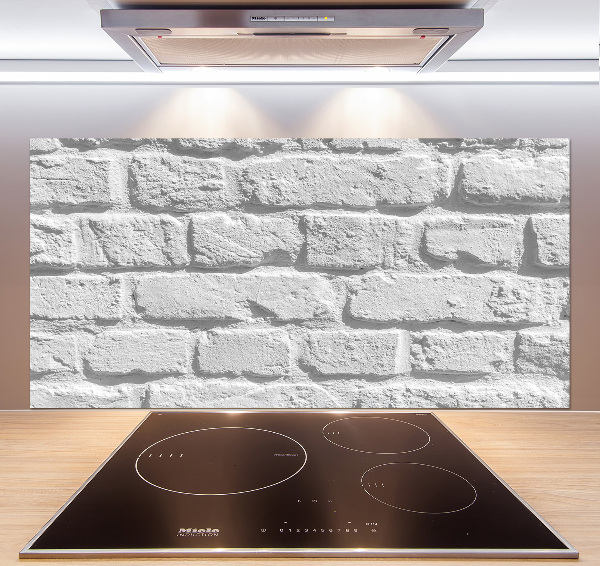 Cooker splashback Brick wall