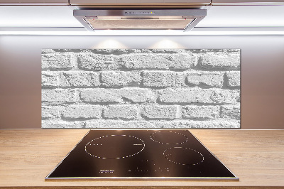 Cooker splashback Brick wall