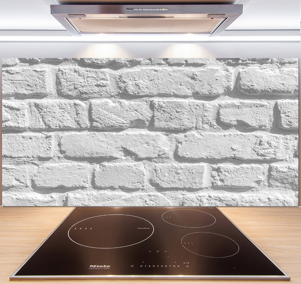 Cooker splashback Brick wall