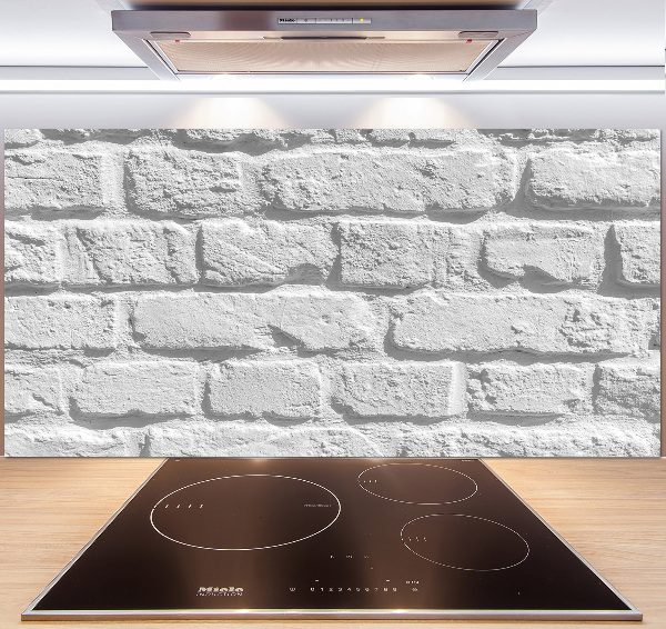 Cooker splashback Brick wall