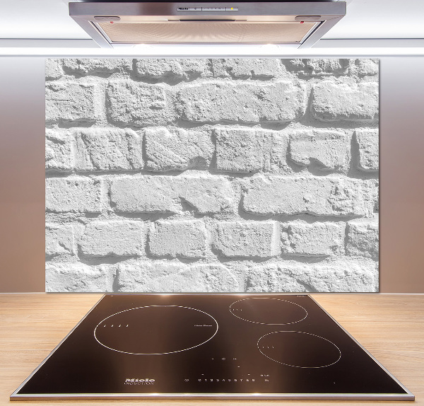 Cooker splashback Brick wall