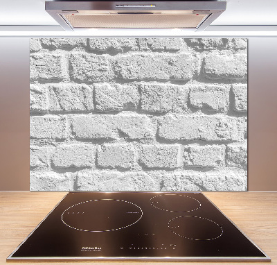 Cooker splashback Brick wall