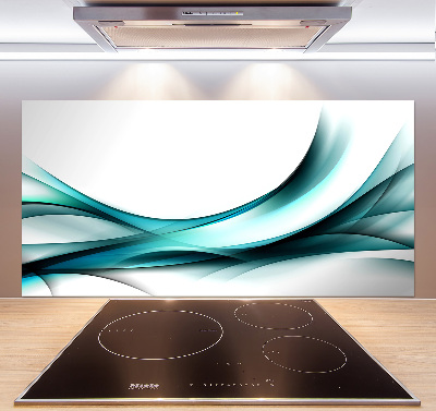 Cooker splashback Wave abstraction