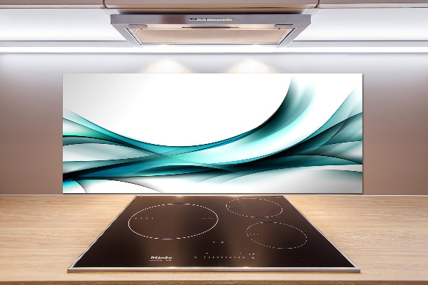 Cooker splashback Wave abstraction