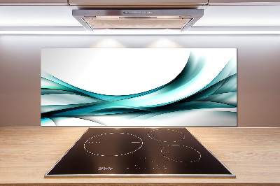 Cooker splashback Wave abstraction