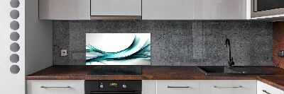 Cooker splashback Wave abstraction