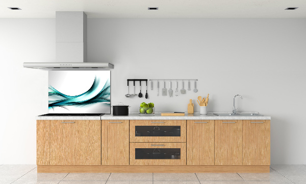 Cooker splashback Wave abstraction