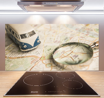 Cooker splashback Travel symbolism