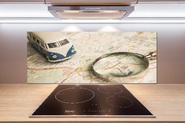 Cooker splashback Travel symbolism