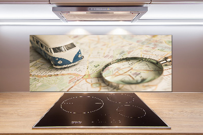 Cooker splashback Travel symbolism