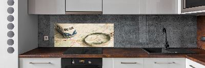 Cooker splashback Travel symbolism