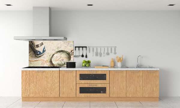 Cooker splashback Travel symbolism