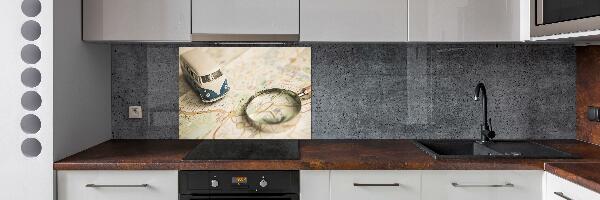 Cooker splashback Travel symbolism