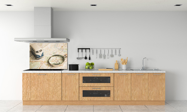 Cooker splashback Travel symbolism