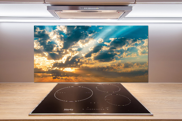 Cooker splashback Sunset heaven