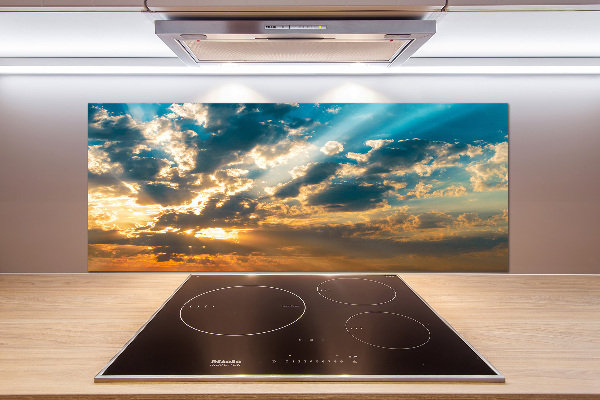 Cooker splashback Sunset heaven