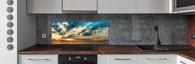 Cooker splashback Sunset heaven