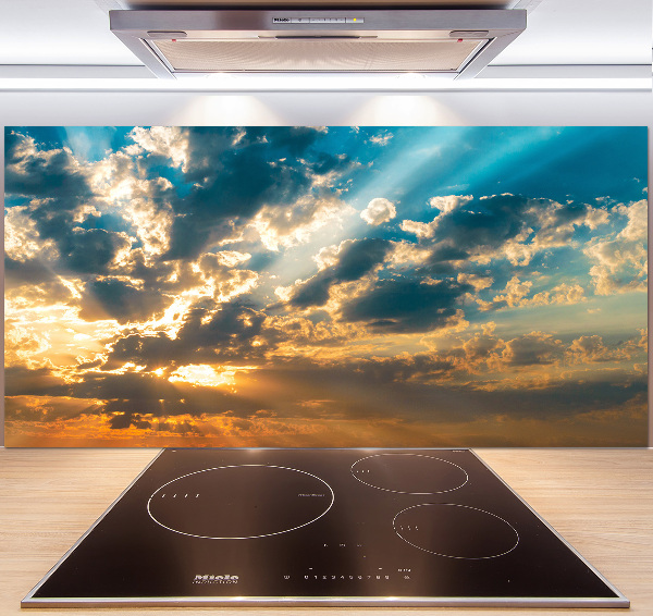 Cooker splashback Sunset heaven