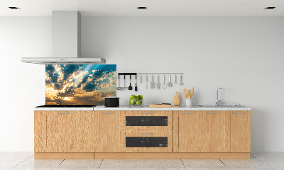 Cooker splashback Sunset heaven