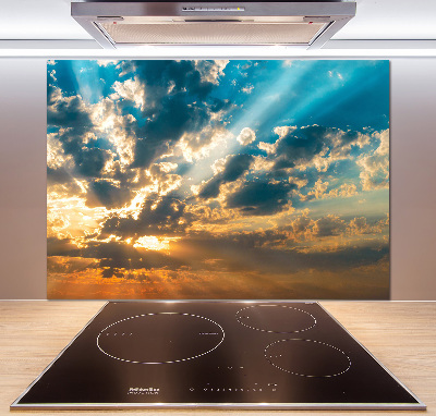 Cooker splashback Sunset heaven