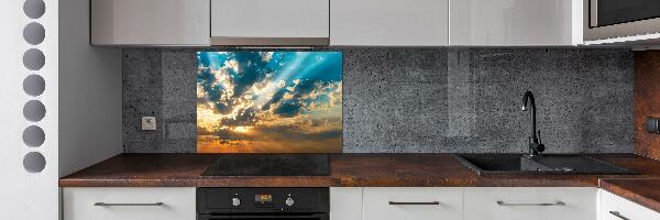 Cooker splashback Sunset heaven