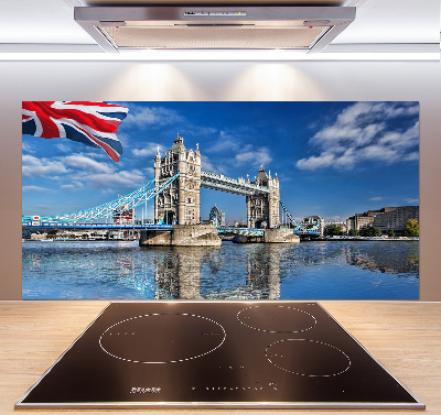 Glass splashback Tower Bridge London