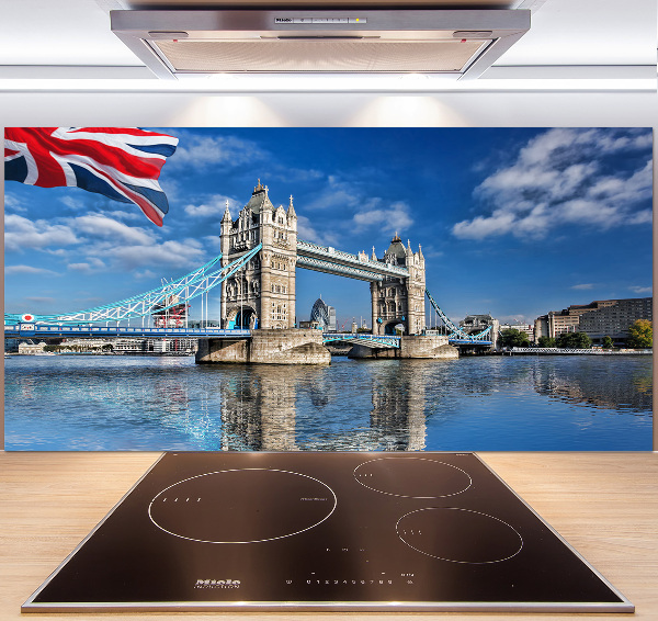 Glass splashback Tower Bridge London