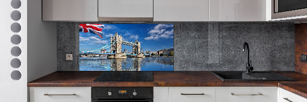 Glass splashback Tower Bridge London